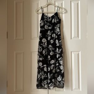 J Crew Mercantile Black Floral Maxi dress NWOT